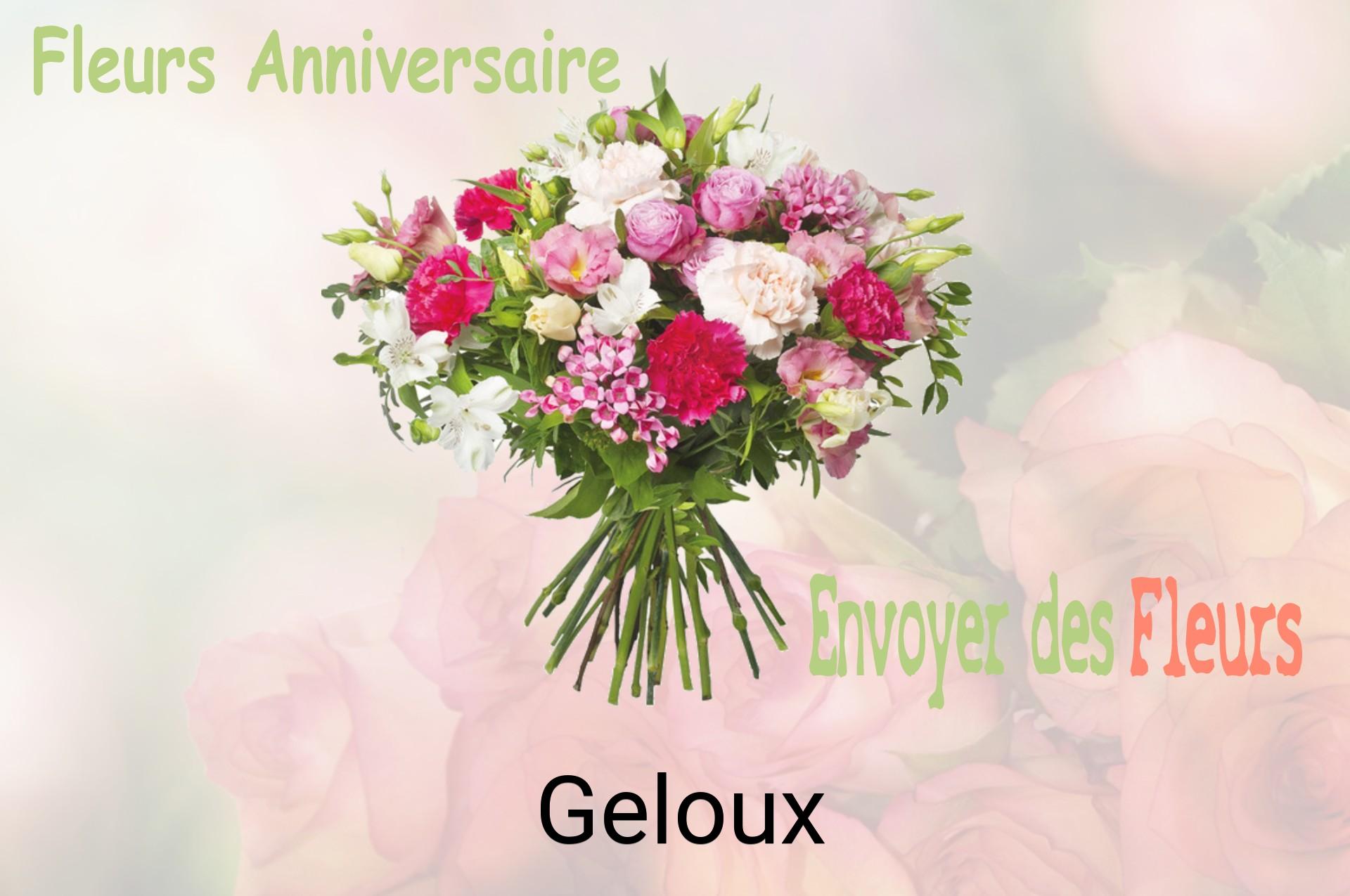 Bouquet de fleurs d’anniversaire livré à Geloux