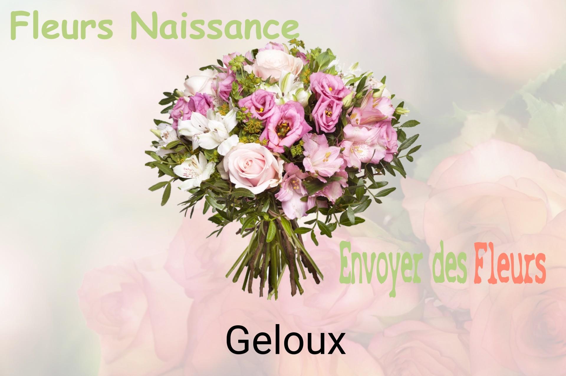 Bouquet de fleurs de naissance livré à Geloux